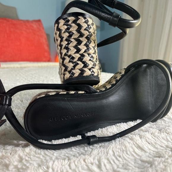 Rebecca Minkoff Josefia Espadrille Wedge Platform Sandals NEW - Picture 2 of 6
